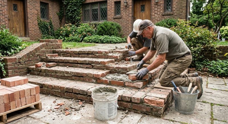 Brick Stairs Repair