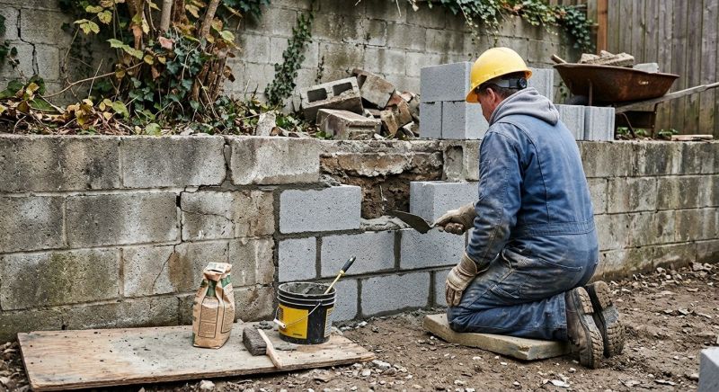 Block Wall Repair in Hernando County, FL