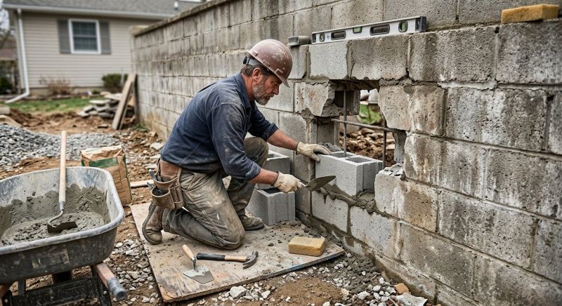 Block Wall Repair in Pasco County, FL