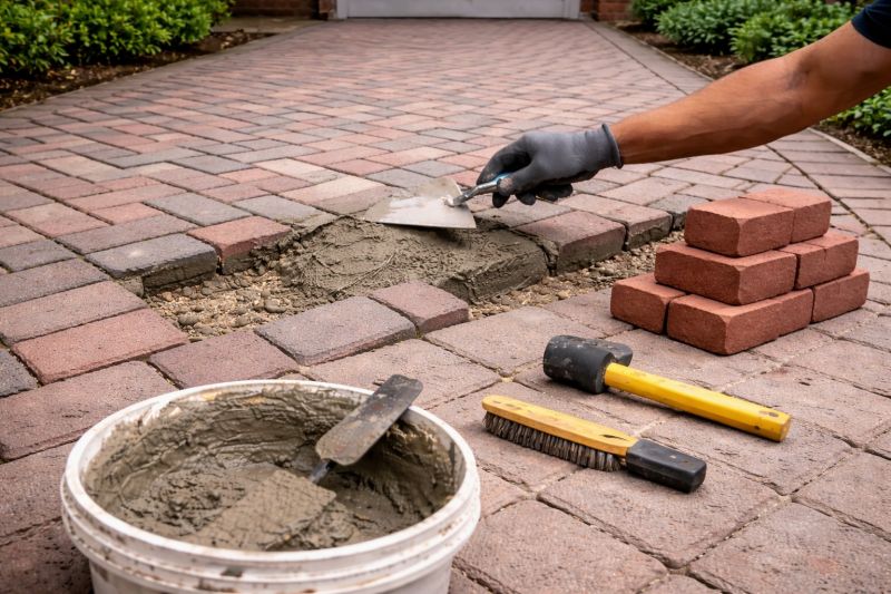 Brick Flatwork Repair in Lutz, FL