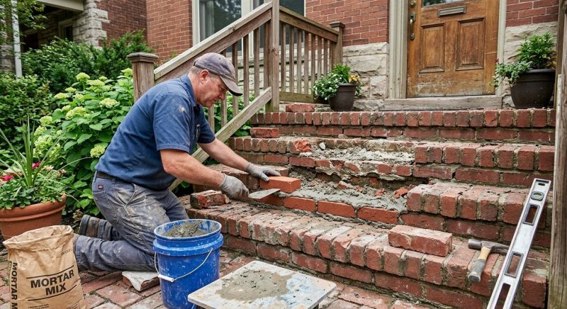 Brick Pathway Repair in Pasco County, FL