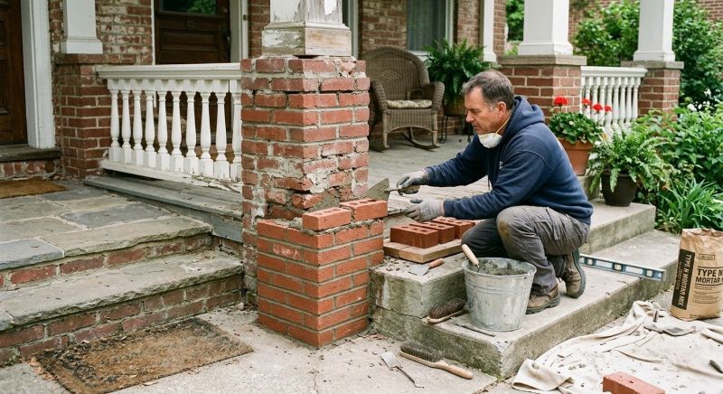 Brick Stairs Repair in Clearwater Beach, FL