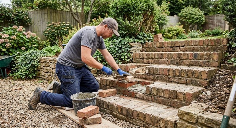 Brick Stairs Repair in Pinellas County, FL