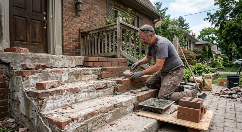 Brick Steps Repair in Pasco County, FL