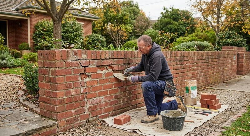 Brick Wall Repair in Hernando County, FL