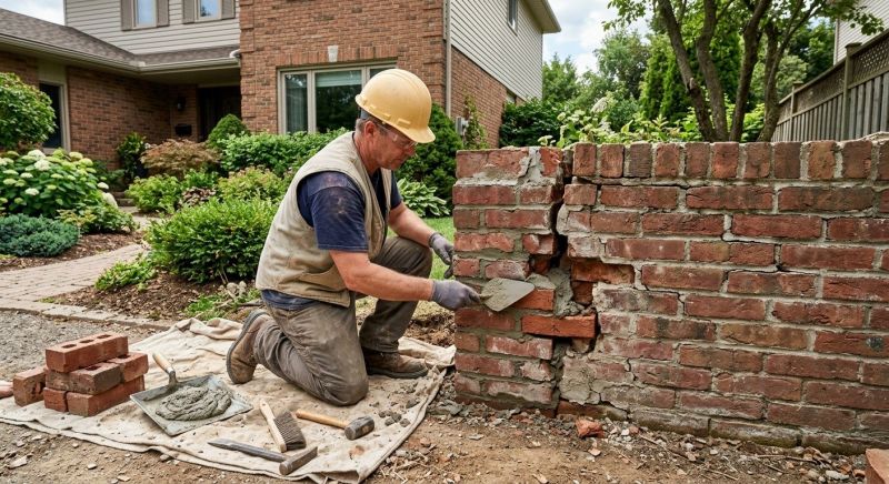 Brick Wall Repair in Oldsmar, FL