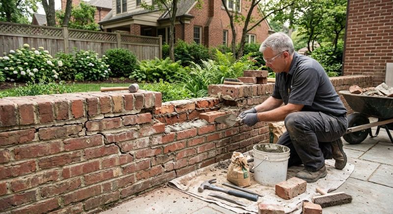 Brick Wall Repair in Safety Harbor, FL