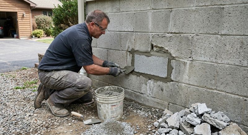Cinder Block Wall Repair in Spring Hill, FL