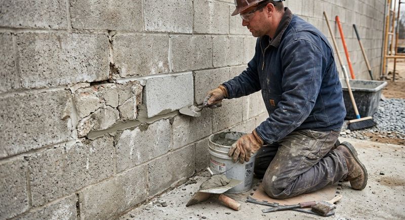 Concrete Block Repair in Holiday, FL