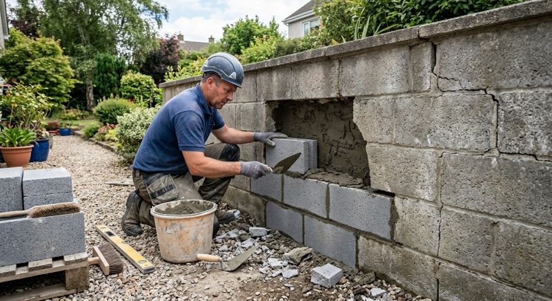 Concrete Block Repair in Hudson, FL