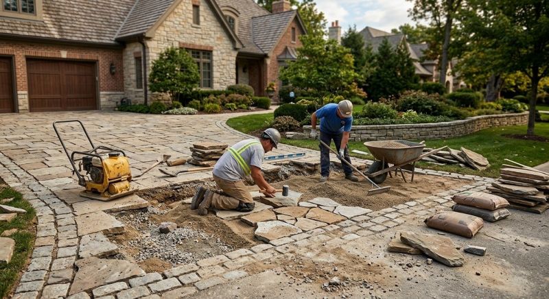 Stone Driveway Repair in Pasco County, FL