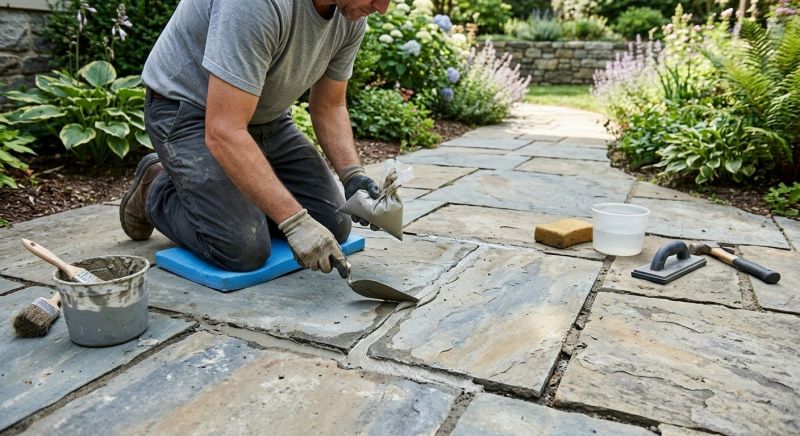 Stone Walkway Repair in Pasco County, FL